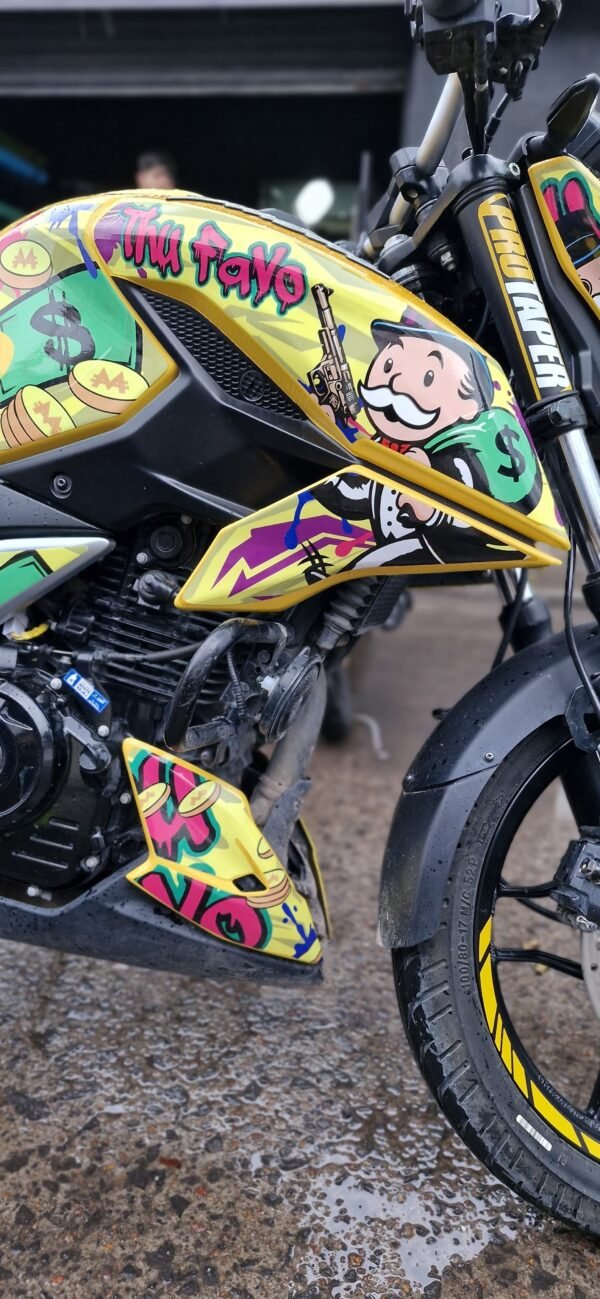 KIT DE STICKERS PARA PULSAR KIT DE GRAFICOS | PULSAR N250 / N160 - MONOPOLY