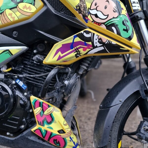 KIT DE STICKERS PARA PULSAR KIT DE GRAFICOS | PULSAR N250 / N160 - MONOPOLY