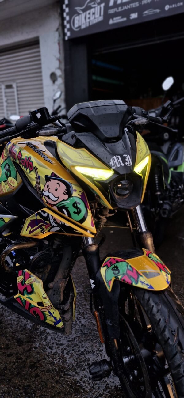 KIT DE STICKERS PARA PULSAR KIT DE GRAFICOS | PULSAR N250 / N160 - MONOPOLY